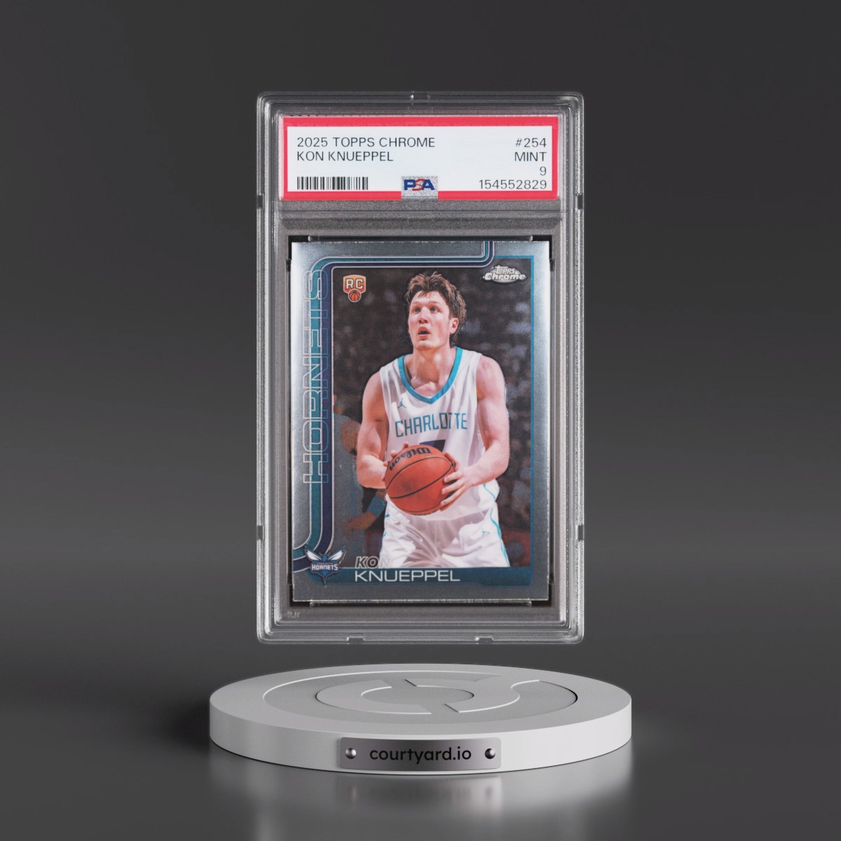 2025 Topps Chrome #254 Kon Knueppel (PSA 9 MINT)