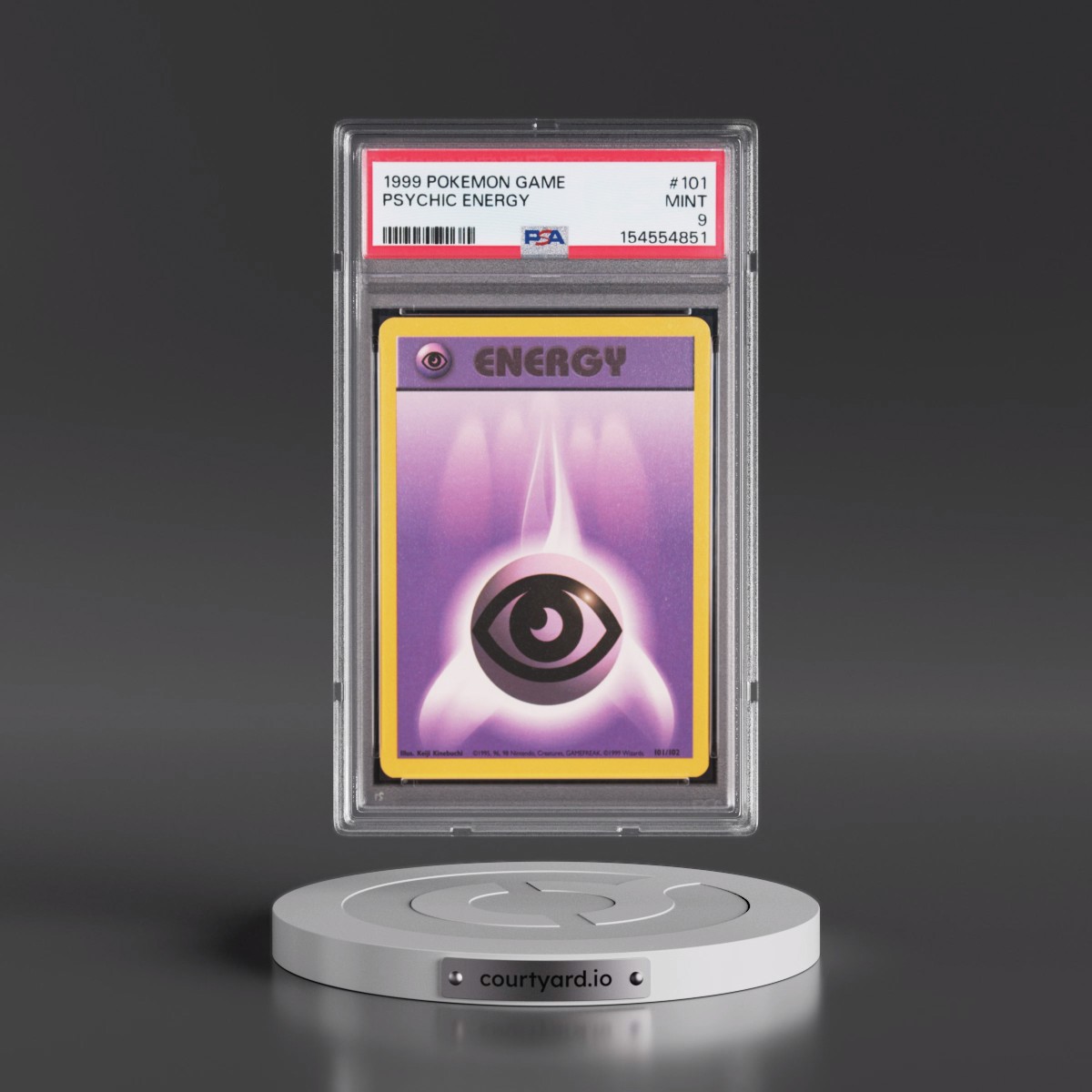 1999 Pokémon Game #101 Psychic Energy (PSA 9 MINT)