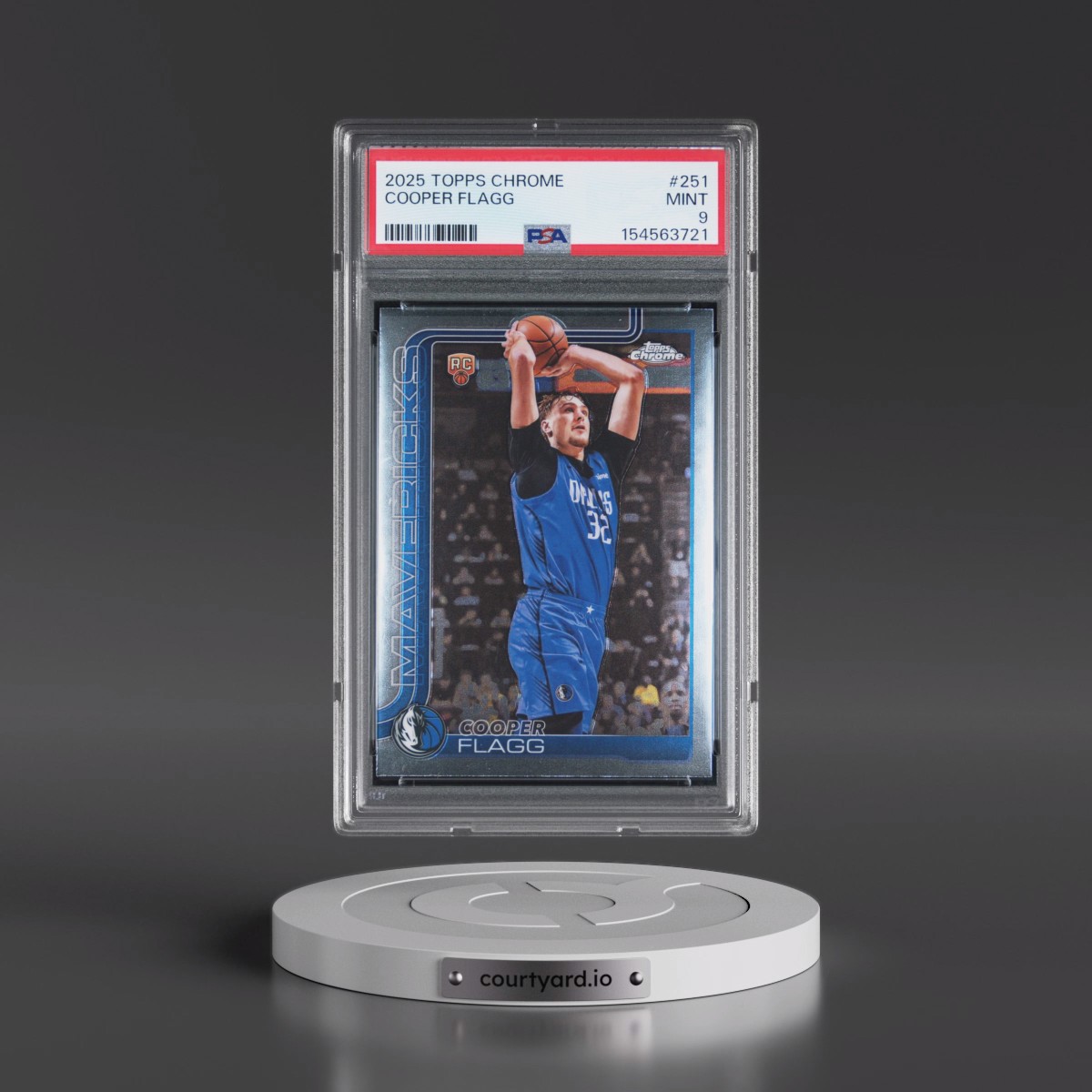 2025 Topps Chrome #251 Cooper Flagg (PSA 9 MINT)