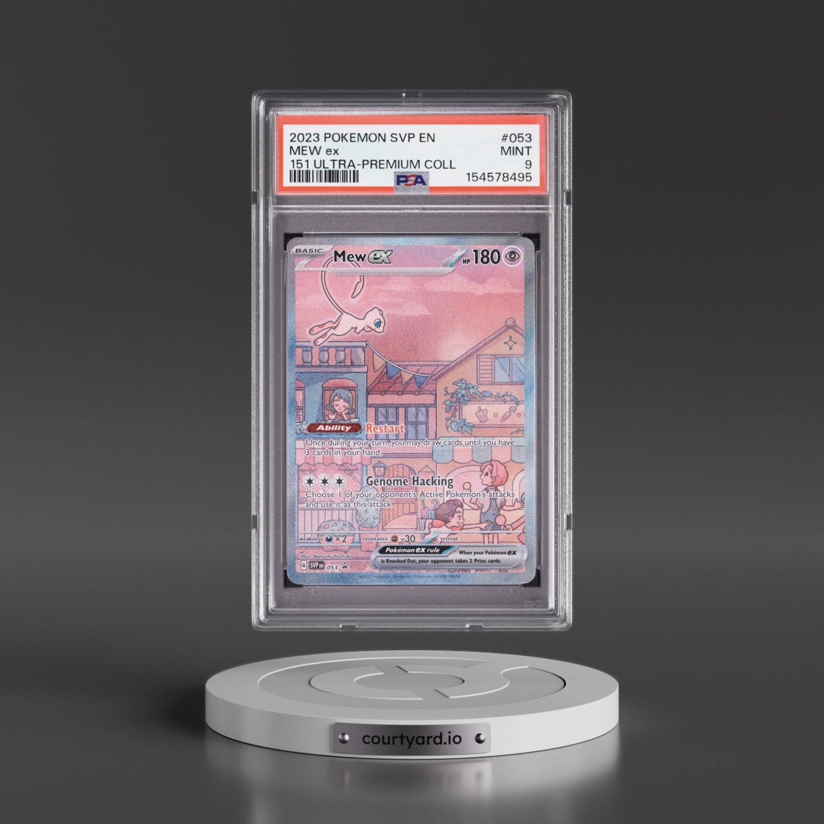 2023 Pokémon Svp EN-SV Black Star Promo #053 Mew EX - Holo 151 Ultra-Premium Collection (PSA 9 MINT)