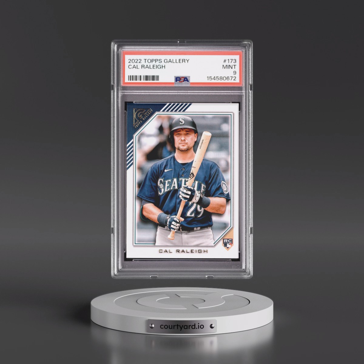 2022 Topps Gallery #173 Cal Raleigh (PSA 9 MINT)