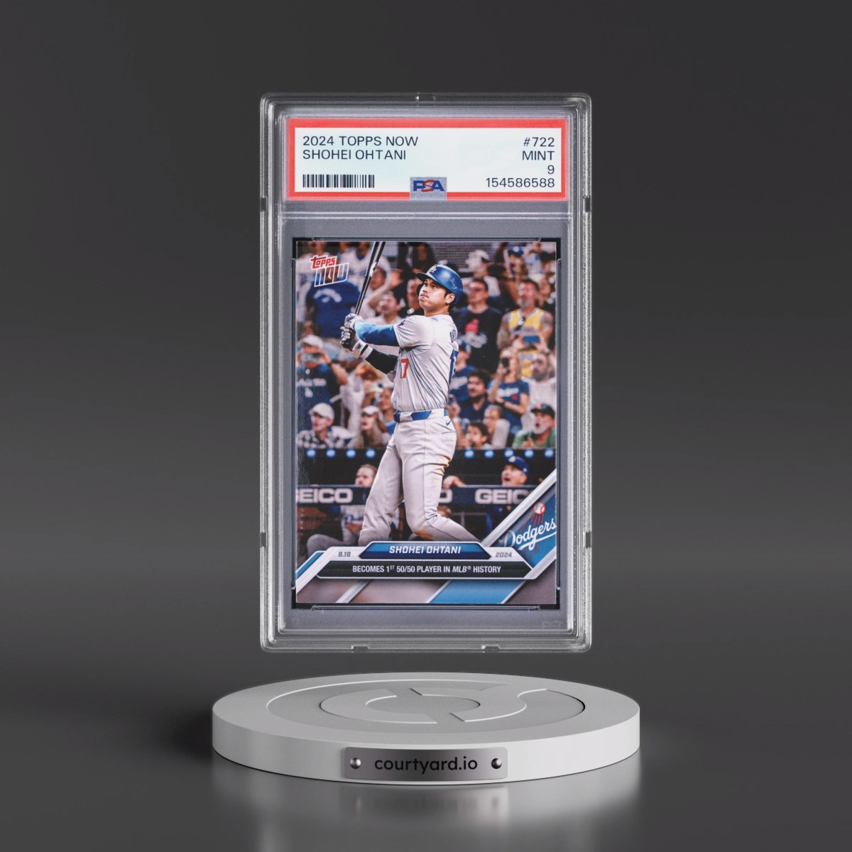 2024 Topps Now #722 Shohei Ohtani (PSA 9 MINT)