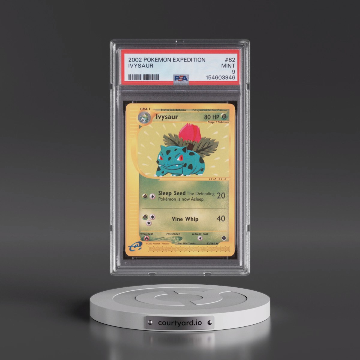 2002 Pokémon Expedition #82 Ivysaur (PSA 9 MINT)