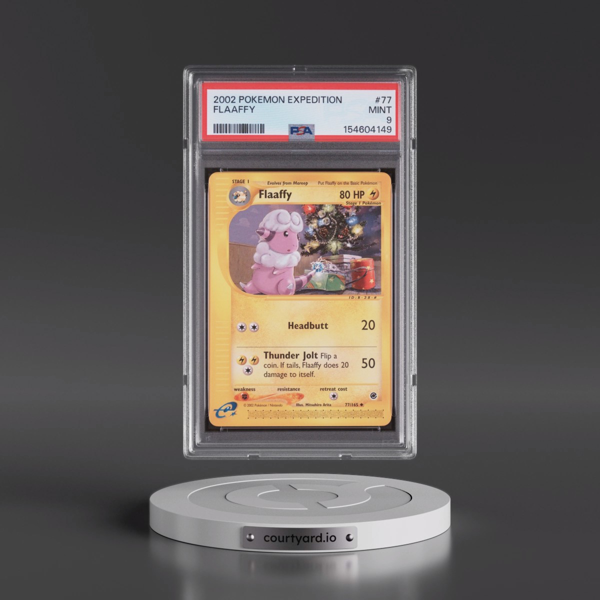 2002 Pokémon Expedition #77 Flaaffy (PSA 9 MINT)