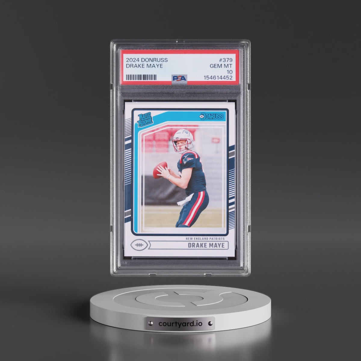 2024 Panini Donruss #379 Drake Maye (PSA 10 GEM MINT)