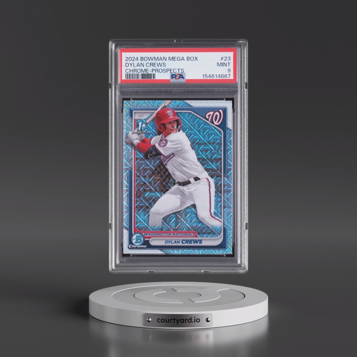 2024 Bowman Mega Box Chrome Prospects #23 Dylan Crews (PSA 9 MINT)