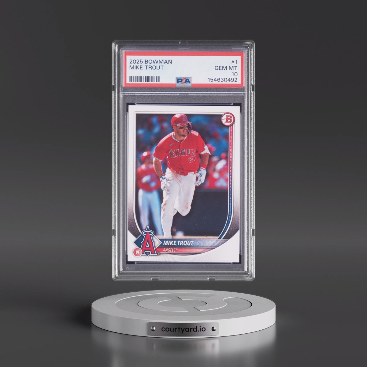 2025 Bowman #1 Mike Trout (PSA 10 GEM MINT)