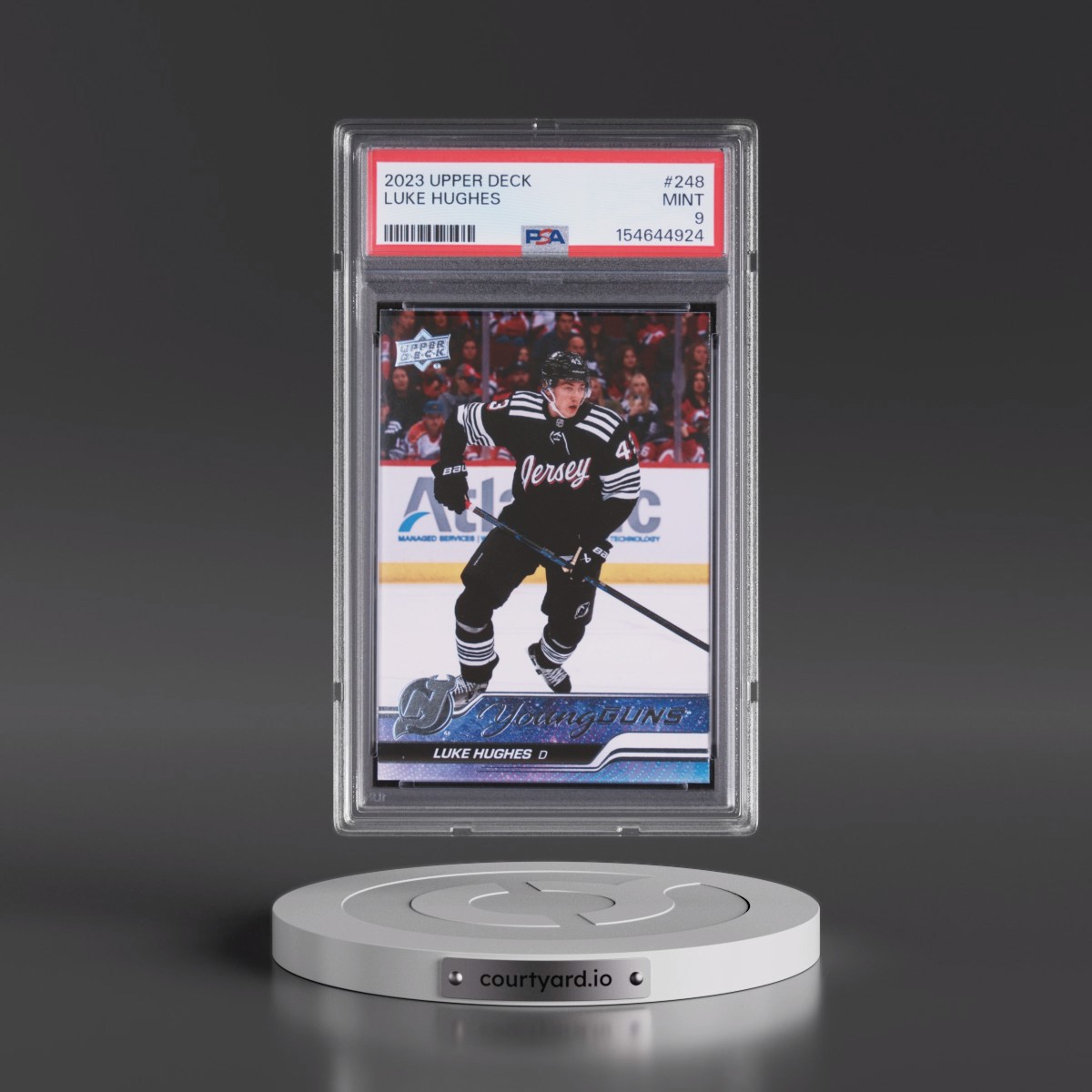 2023 Upper Deck #248 Luke Hughes (PSA 9 MINT)