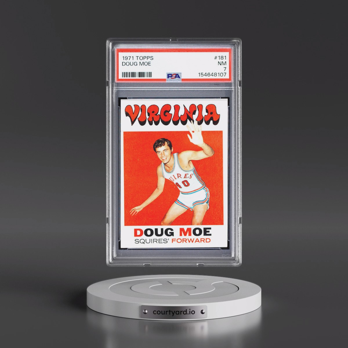 1971 Topps #181 Doug Moe (PSA 7 NM)