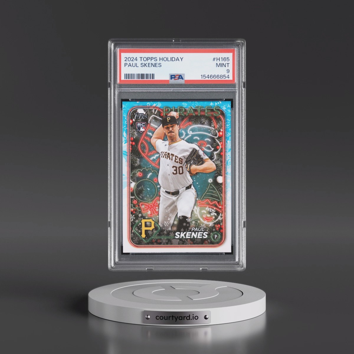 2024 Topps Holiday #H165 Paul Skenes (PSA 9 MINT)