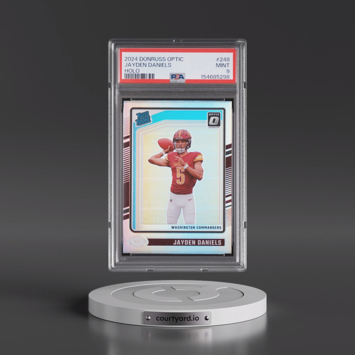 2024 Panini Donruss Optic Jayden Daniels - Holo #248 PSA 9