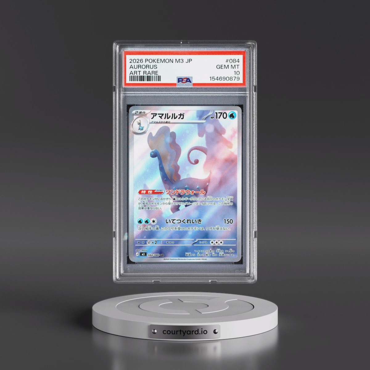 2026 Pokémon M3-Nullifying Zero #084 Aurorus - Art Rare (PSA 10 GEM MINT)