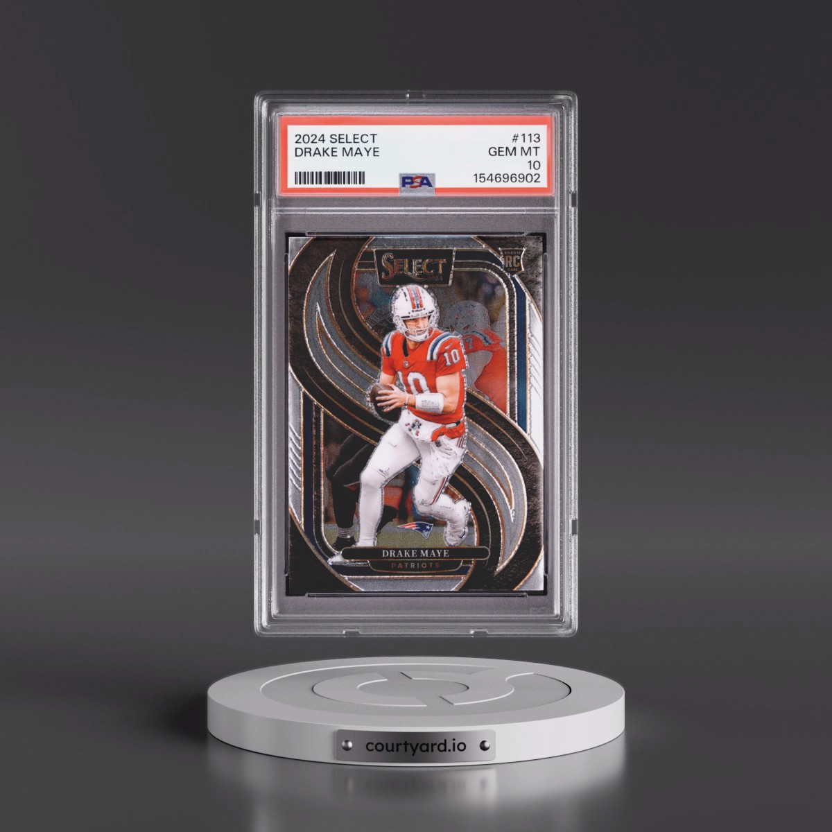 2024 Panini Select #113 Drake Maye (PSA 10 GEM MINT)