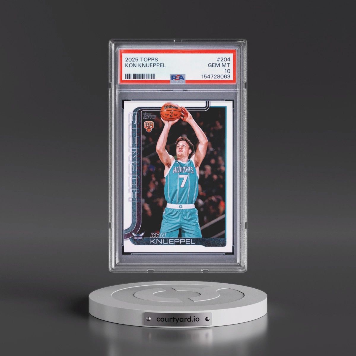 2025 Topps #204 Kon Knueppel (PSA 10 GEM MINT)