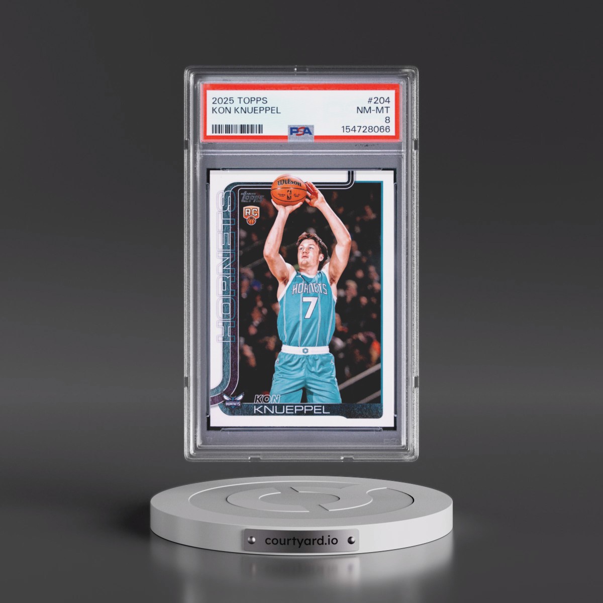 2025 Topps #204 Kon Knueppel (PSA 8 NM-MT)