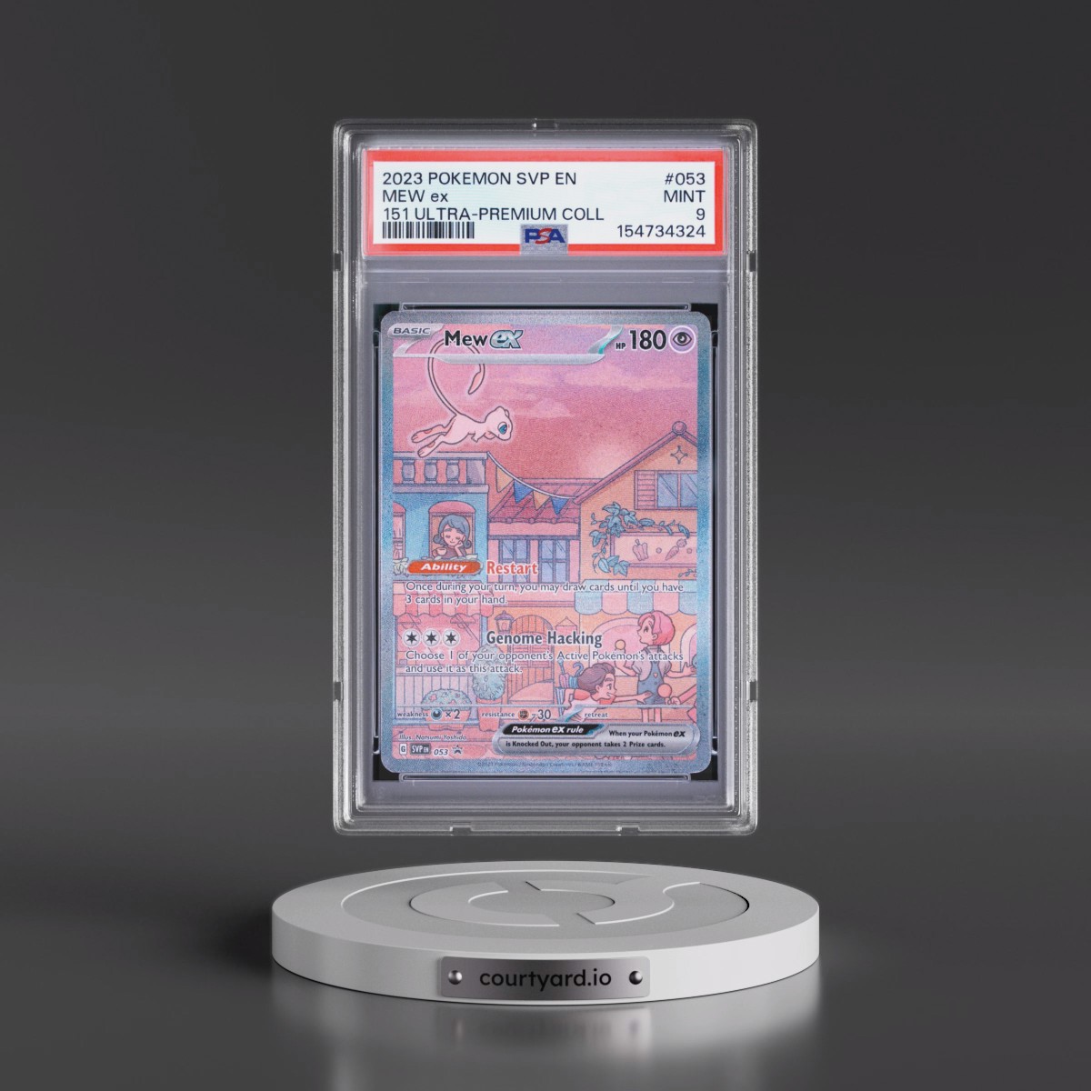 2023 Pokémon Svp EN-SV Black Star Promo #053 Mew EX - Holo 151 Ultra-Premium Collection (PSA 9 MINT)