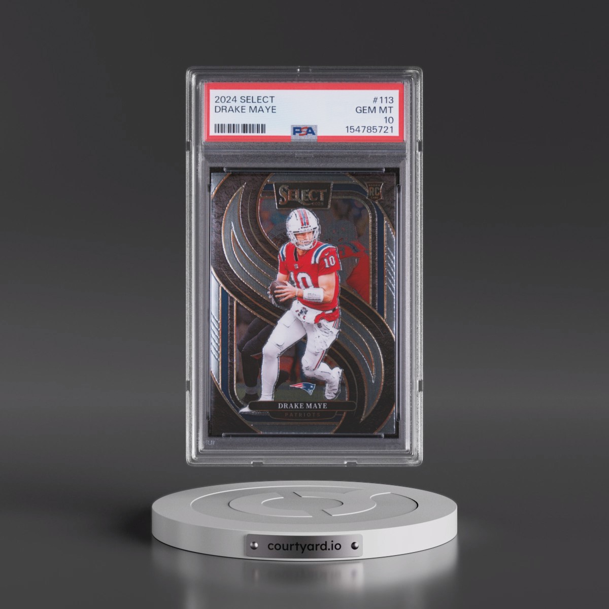 2024 Panini Select #113 Drake Maye (PSA 10 GEM MINT)