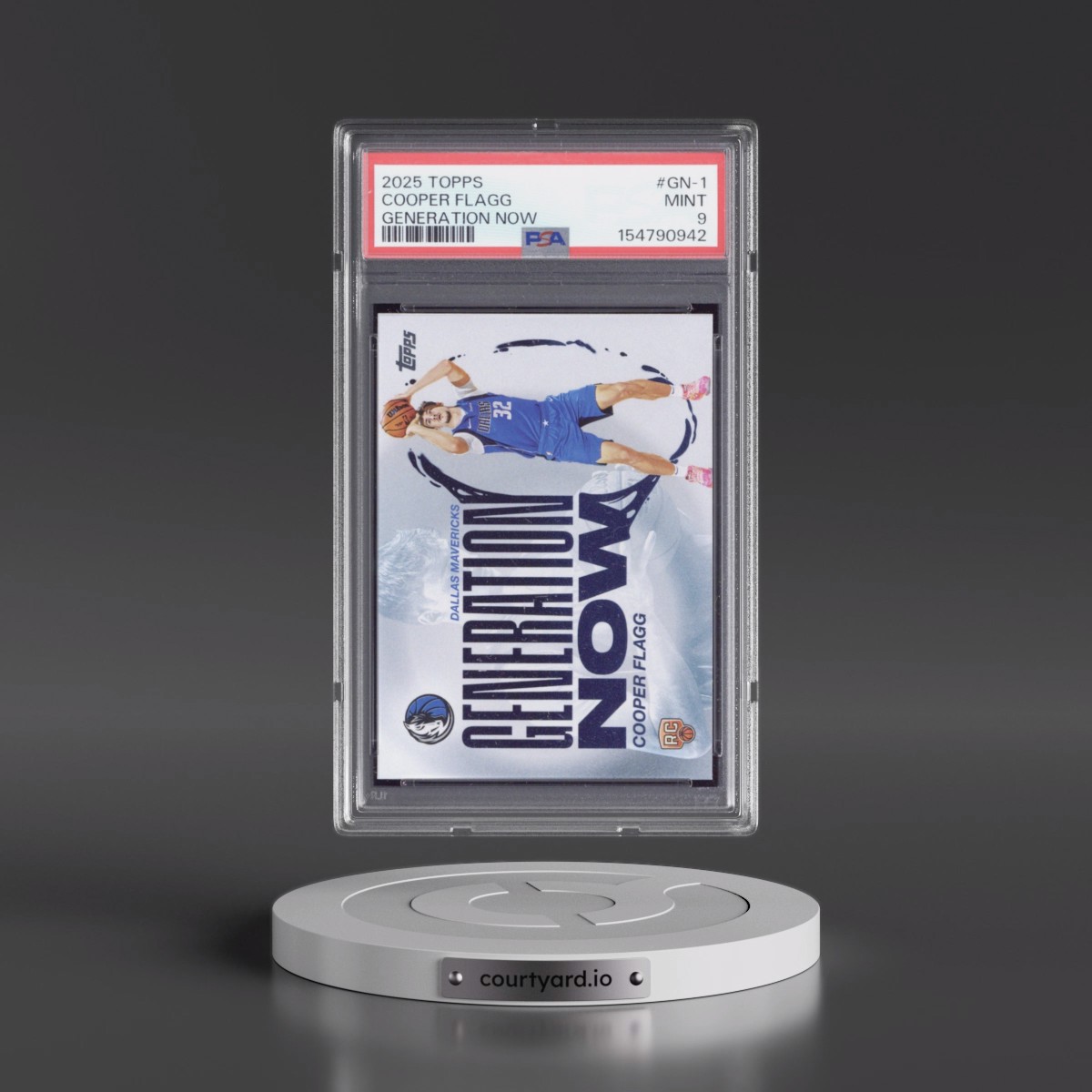 2025 Topps Generation Now #GN-1 Cooper Flagg (PSA 9 MINT)