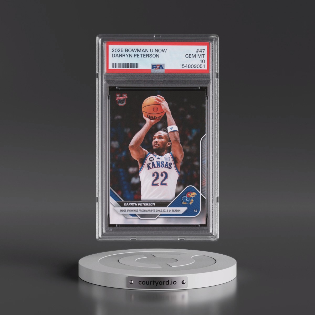 2025 Bowman U Now #47 Darryn Peterson (PSA 10 GEM MINT)