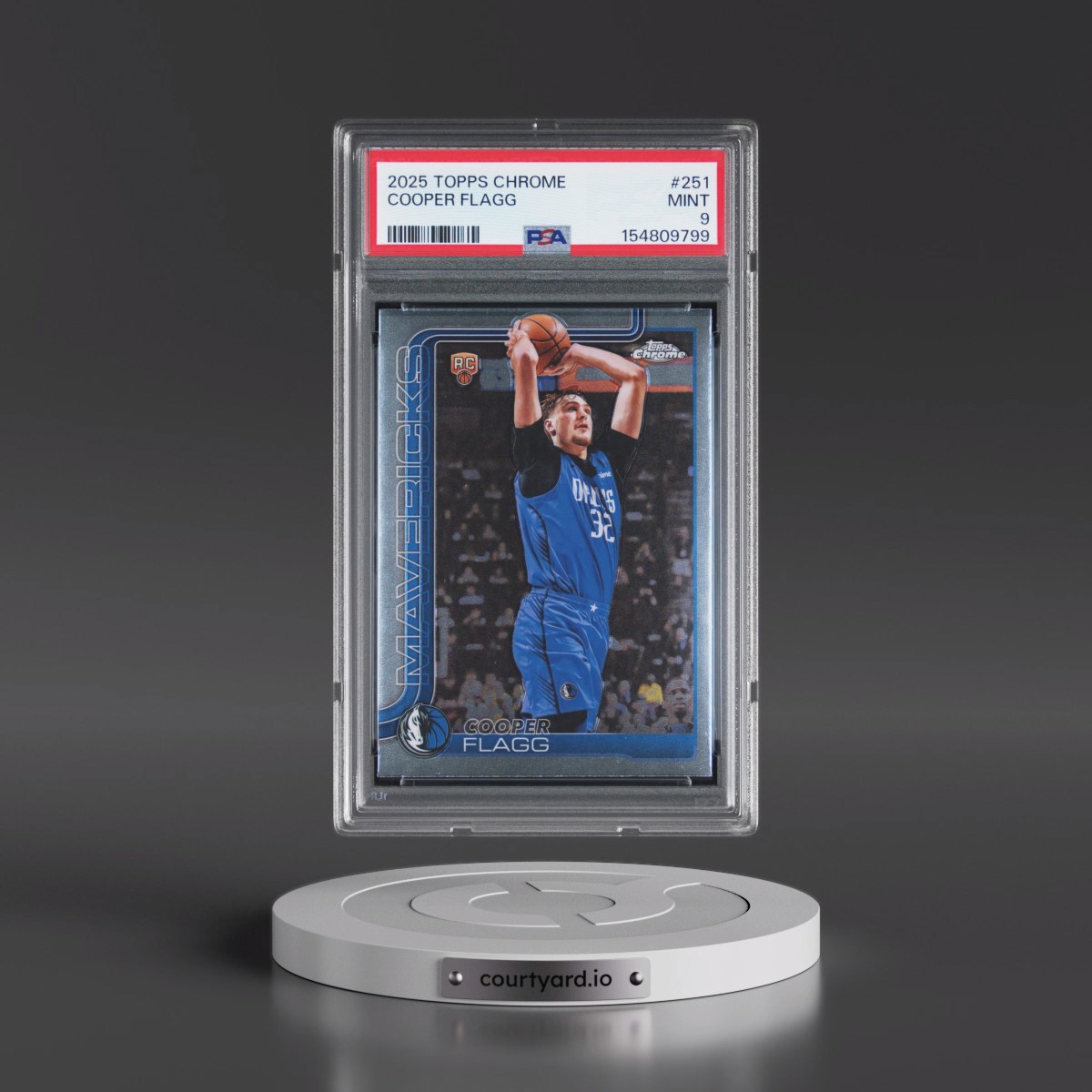 2025 Topps Chrome #251 Cooper Flagg (PSA 9 MINT)
