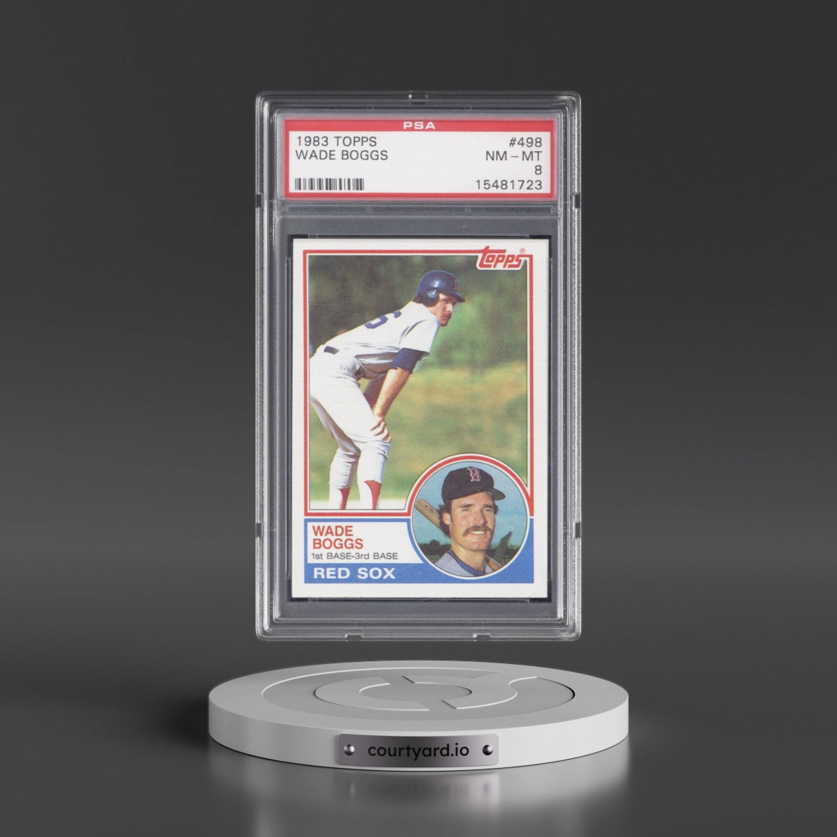 1983 Topps Wade Boggs #498 PSA 8