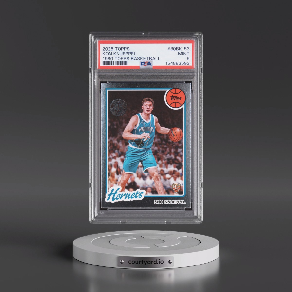 2025 Topps 1980-81 Topps Basketball #80BK-53 Kon Knueppel (PSA 9 MINT)