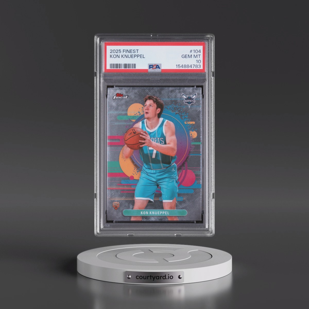 2025 Topps Finest #104 Kon Knueppel (PSA 10 GEM MINT)