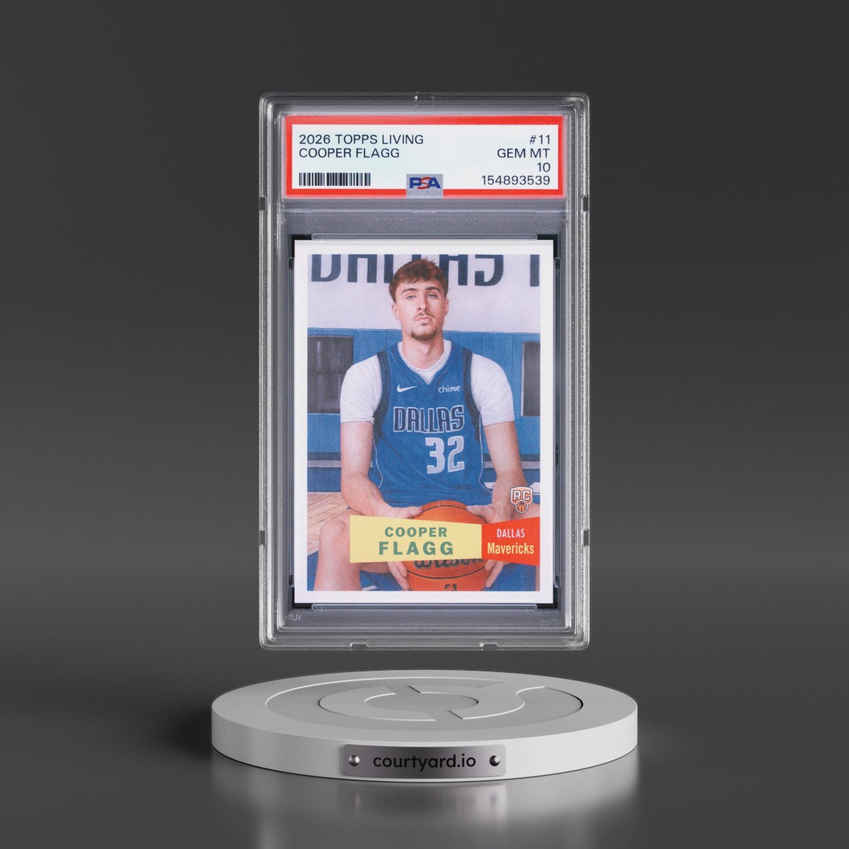 2026 Topps Living #11 Cooper Flagg (PSA 10 GEM MINT)