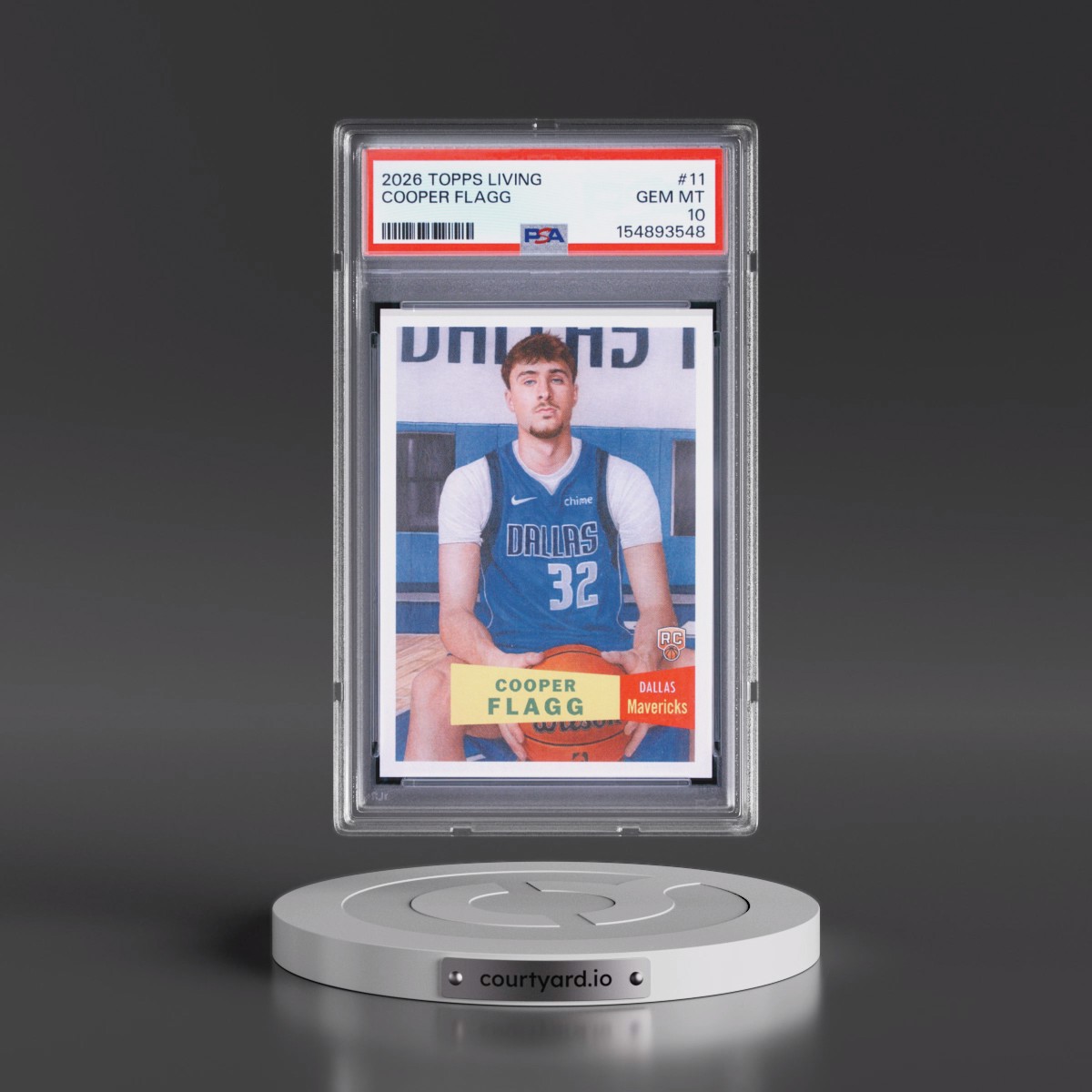 2026 Topps Living #11 Cooper Flagg (PSA 10 GEM MINT)
