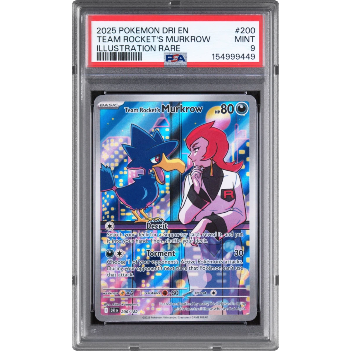 Pokémon Dri Destined Rivals Team Rocket's Murkrow