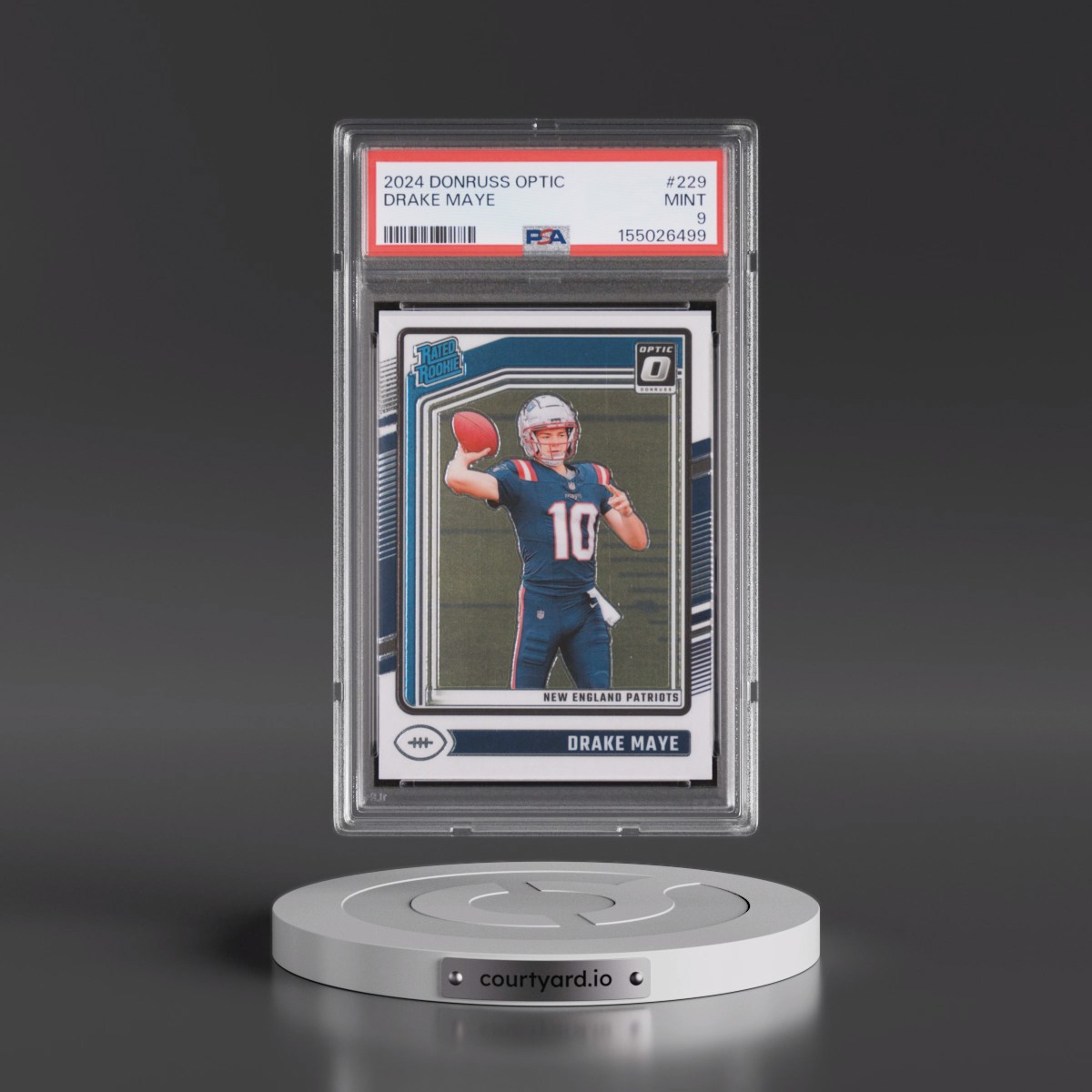 2024 Panini Donruss Optic #229 Drake Maye (PSA 9 MINT)