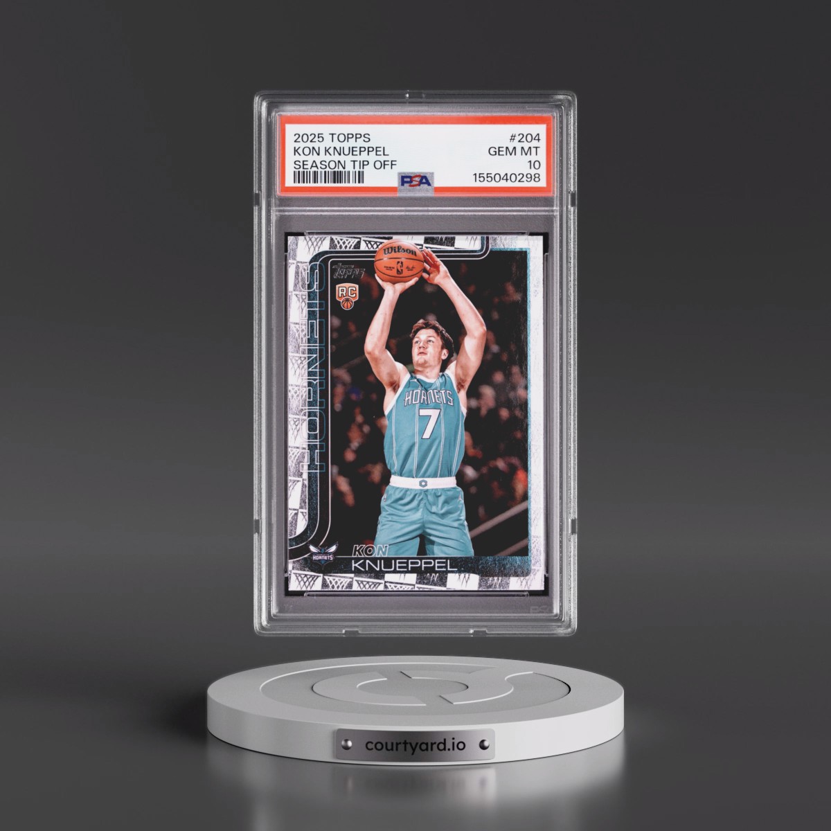 2025 Topps Kon Knueppel - Season Tip Off #204 PSA 10