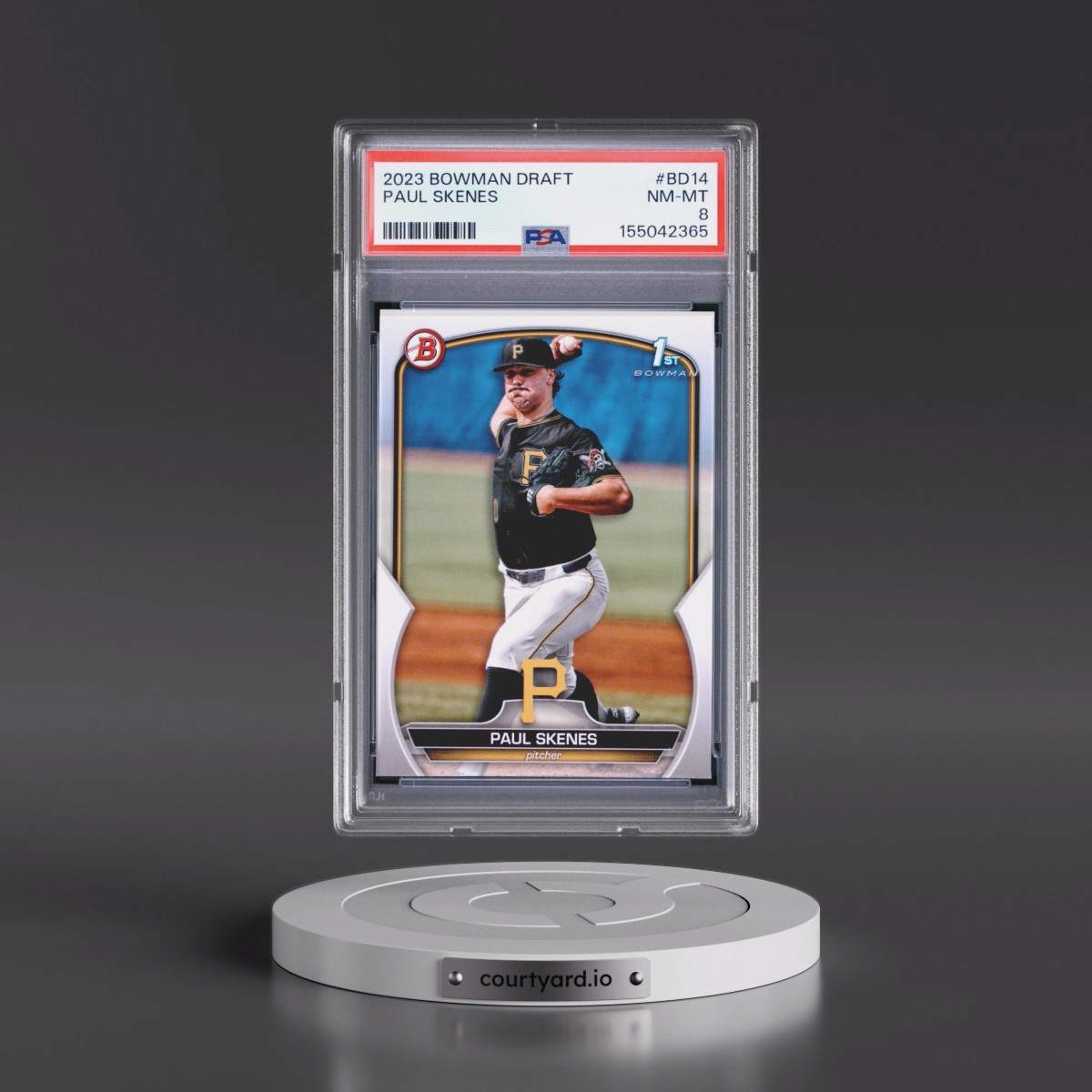 2023 Bowman Draft #BD14 Paul Skenes (PSA 8 NM-MT)