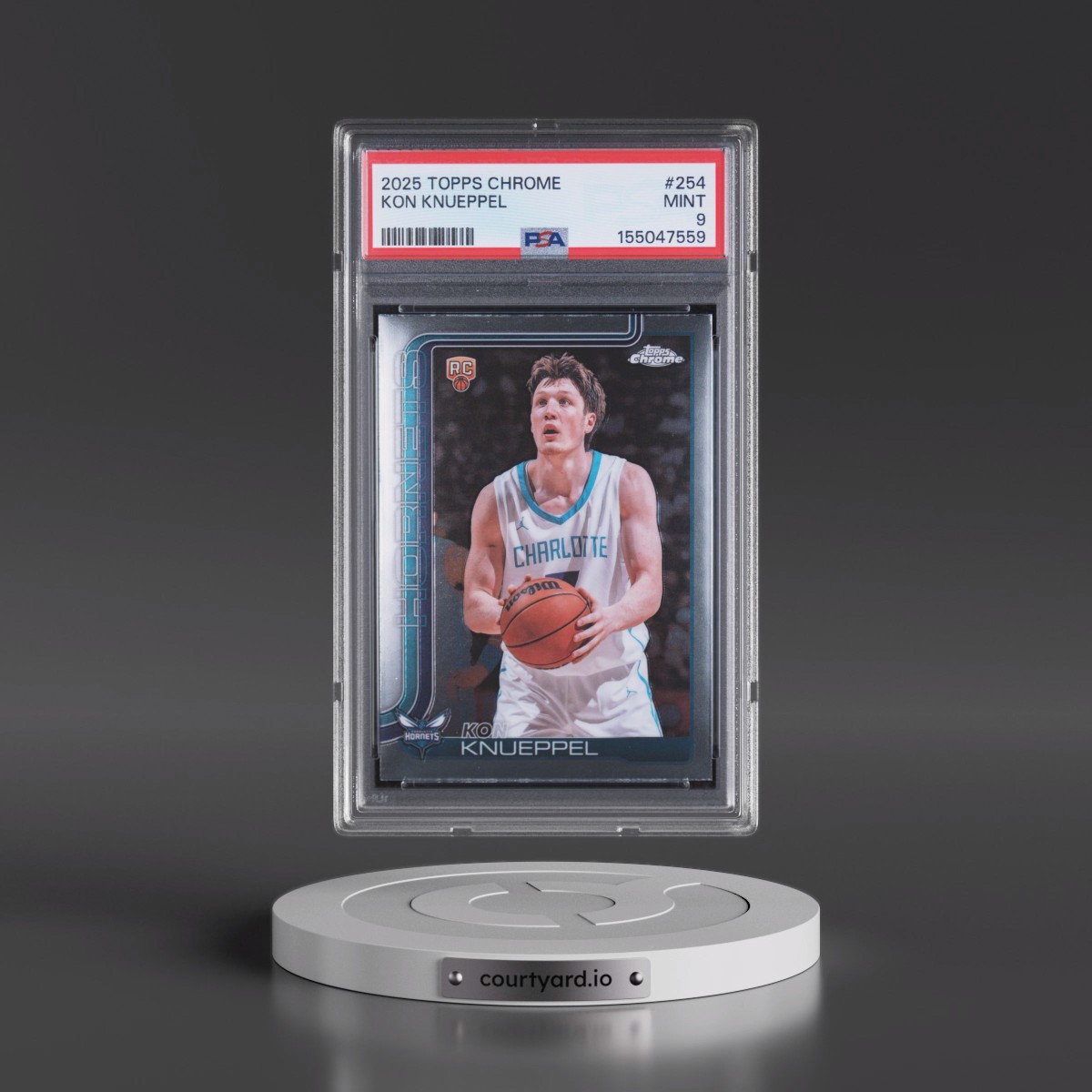 2025 Topps Chrome #254 Kon Knueppel (PSA 9 MINT)