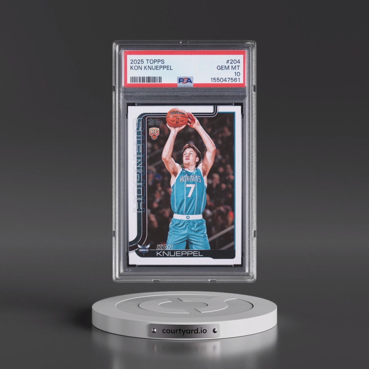 2025 Topps #204 Kon Knueppel (PSA 10 GEM MINT)