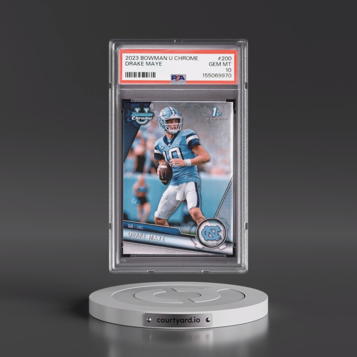 2023 Bowman University Chrome #200 Drake Maye (PSA 10 GEM MINT)