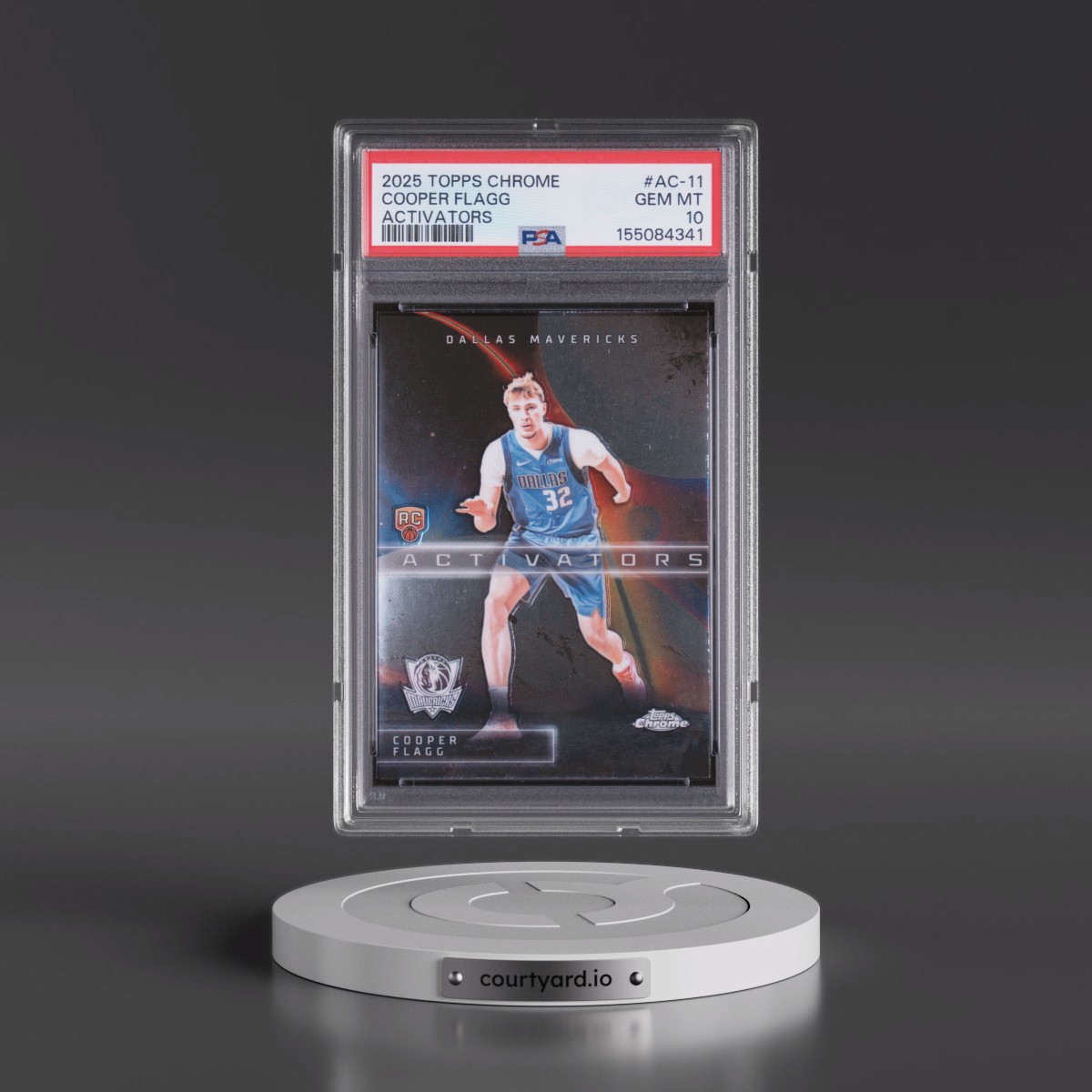 2025 Topps Chrome Activators #AC-11 Cooper Flagg (PSA 10 GEM MINT)