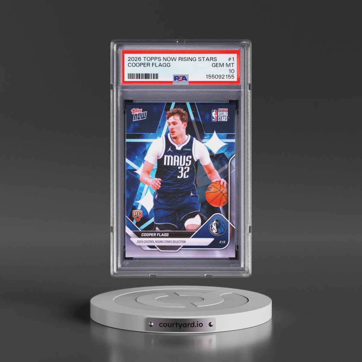 2026 Topps Now Rising Stars #1 Cooper Flagg (PSA 10 GEM MINT)