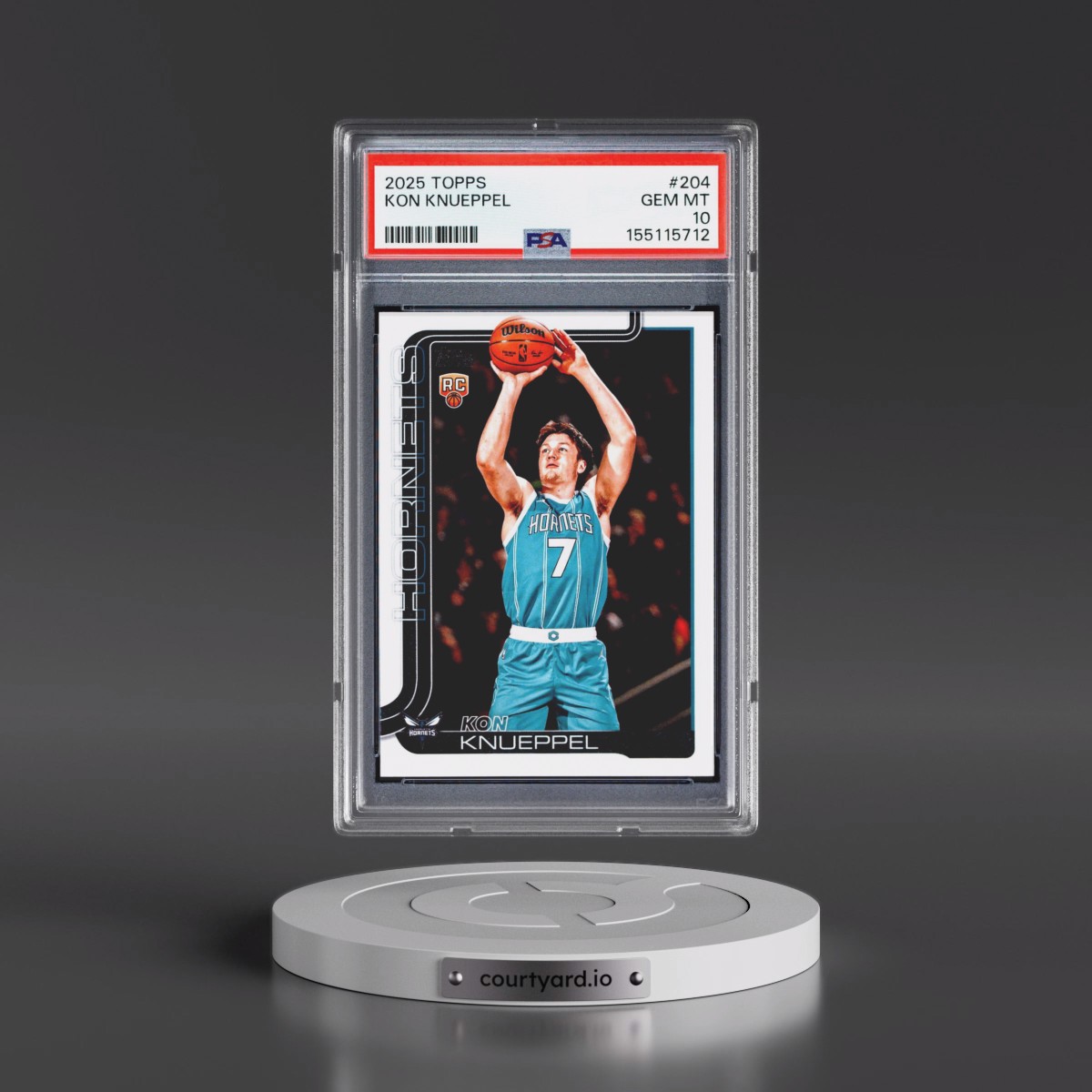 2025 Topps #204 Kon Knueppel (PSA 10 GEM MINT)