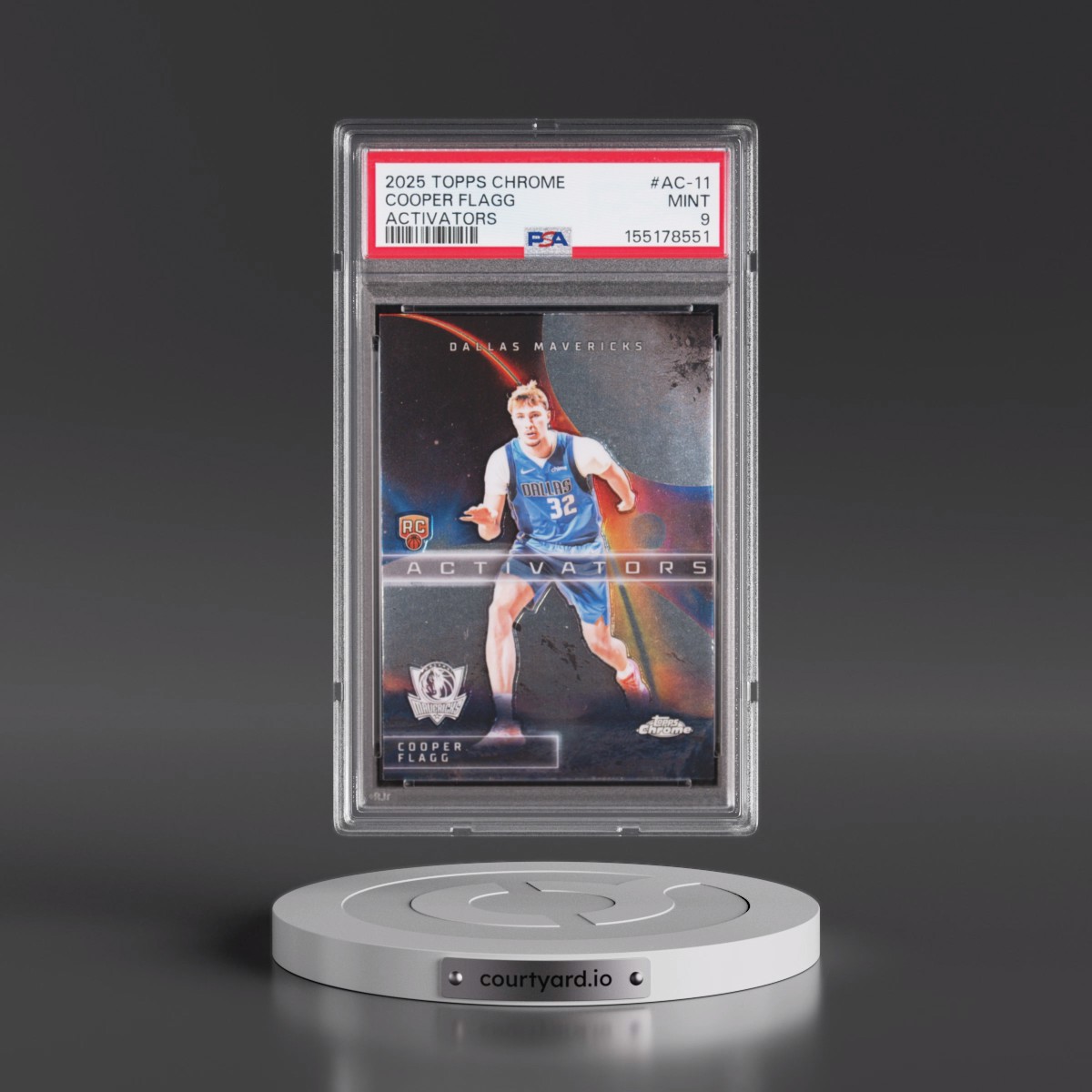 2025 Topps Chrome Activators #AC-11 Cooper Flagg (PSA 9 MINT)