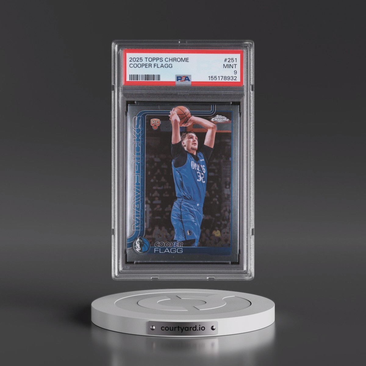 2025 Topps Chrome #251 Cooper Flagg (PSA 9 MINT)
