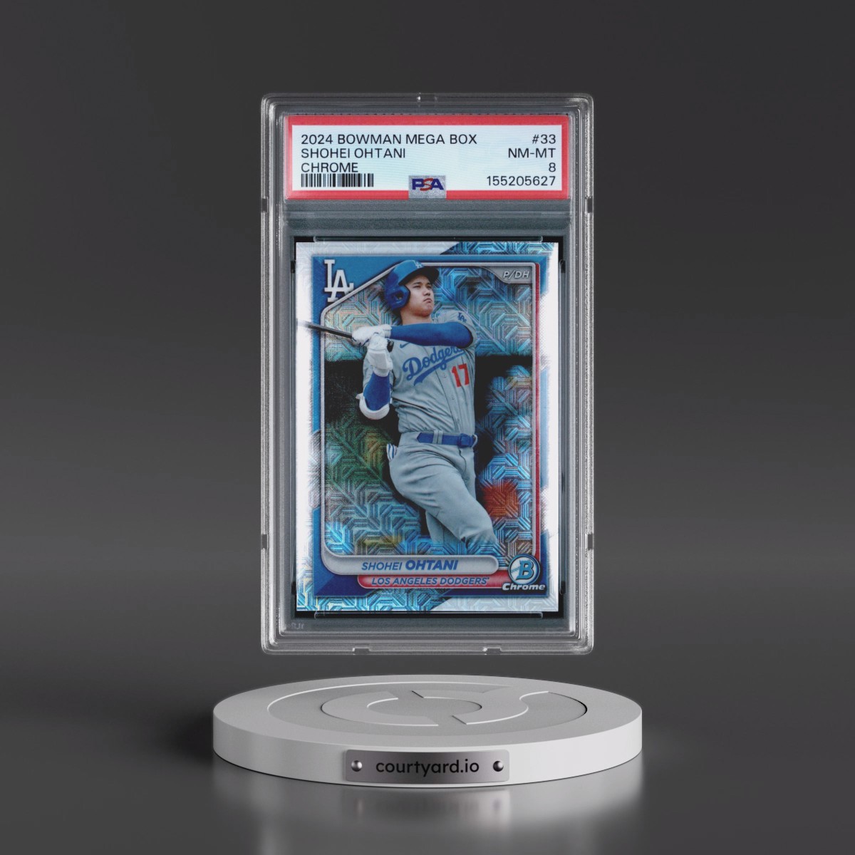 2024 Bowman Mega Box Chrome #33 Shohei Ohtani (PSA 8 NM-MT)