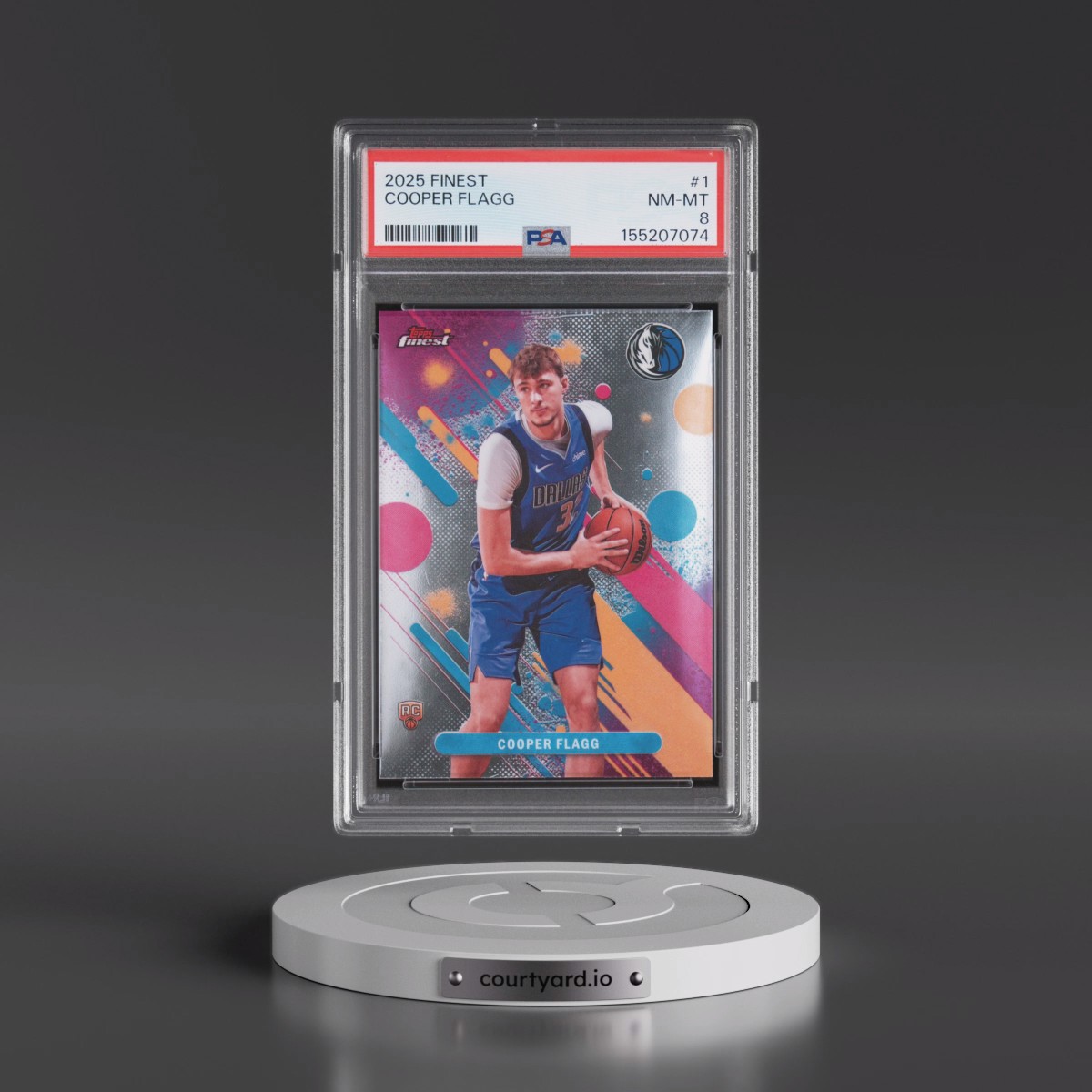 2025 Topps Finest #1 Cooper Flagg (PSA 8 NM-MT)