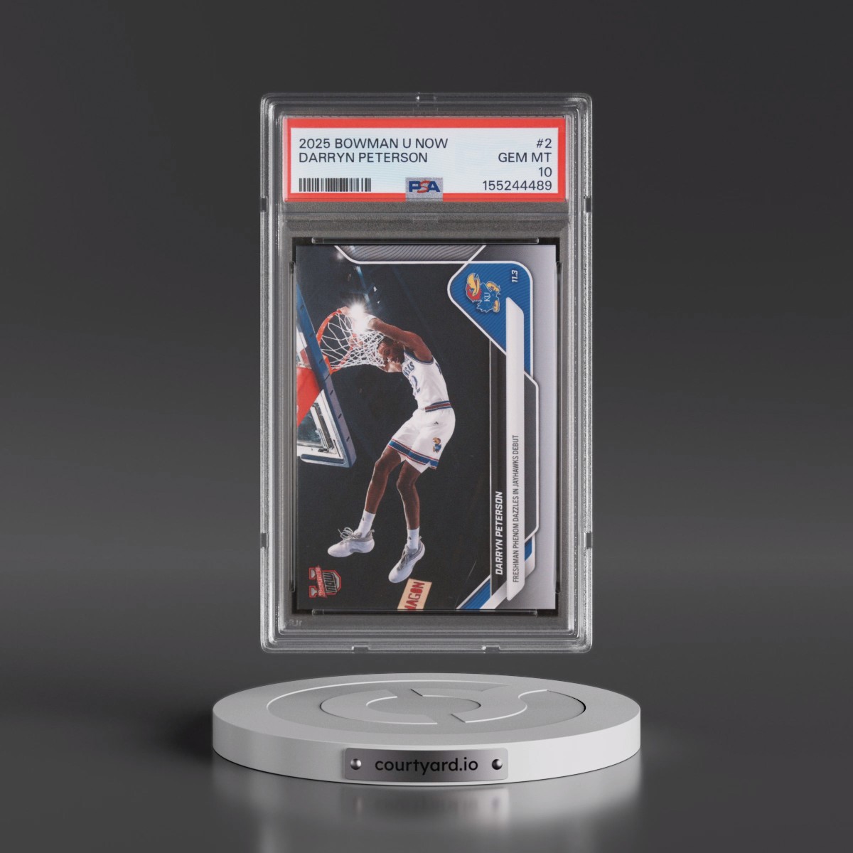 2025 Bowman U Now #2 Darryn Peterson (PSA 10 GEM MINT)