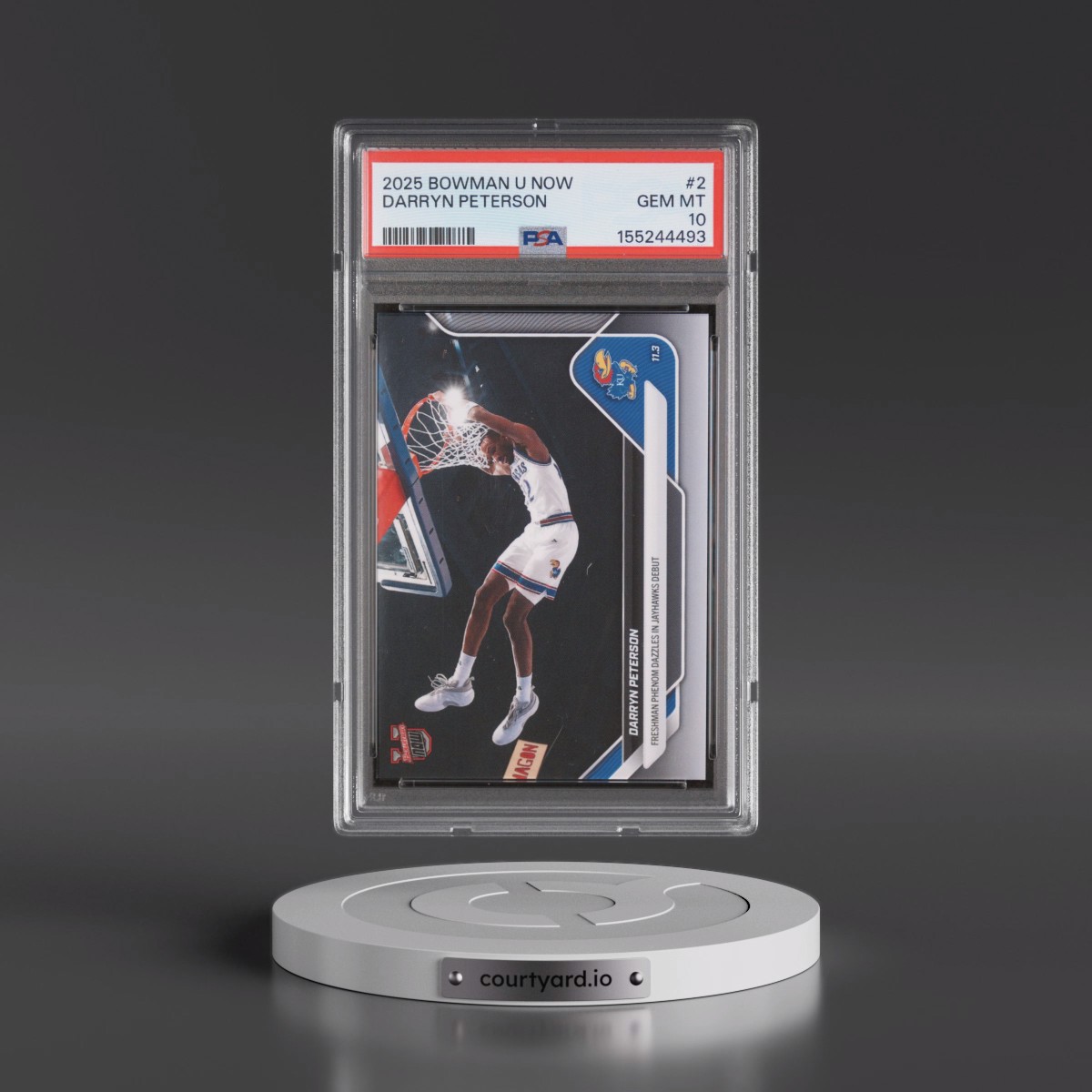 2025 Bowman U Now #2 Darryn Peterson (PSA 10 GEM MINT)