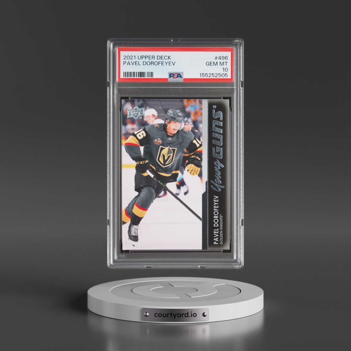 2021 Upper Deck Pavel Dorofeyev #496 PSA 10