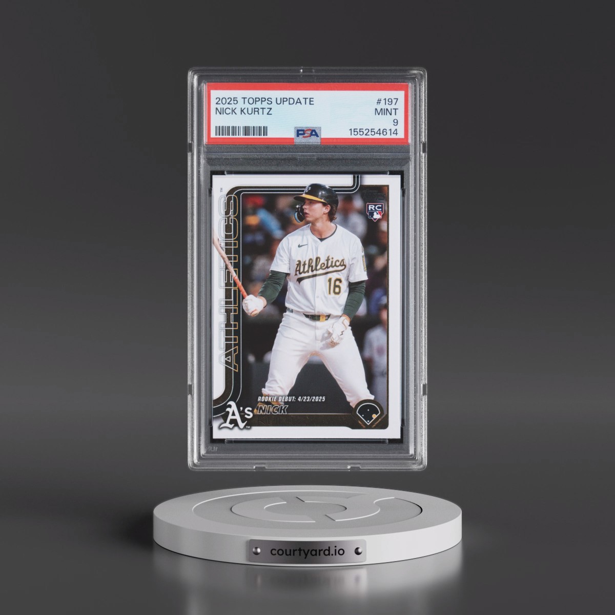 2025 Topps Update #197 Nick Kurtz (PSA 9 MINT)