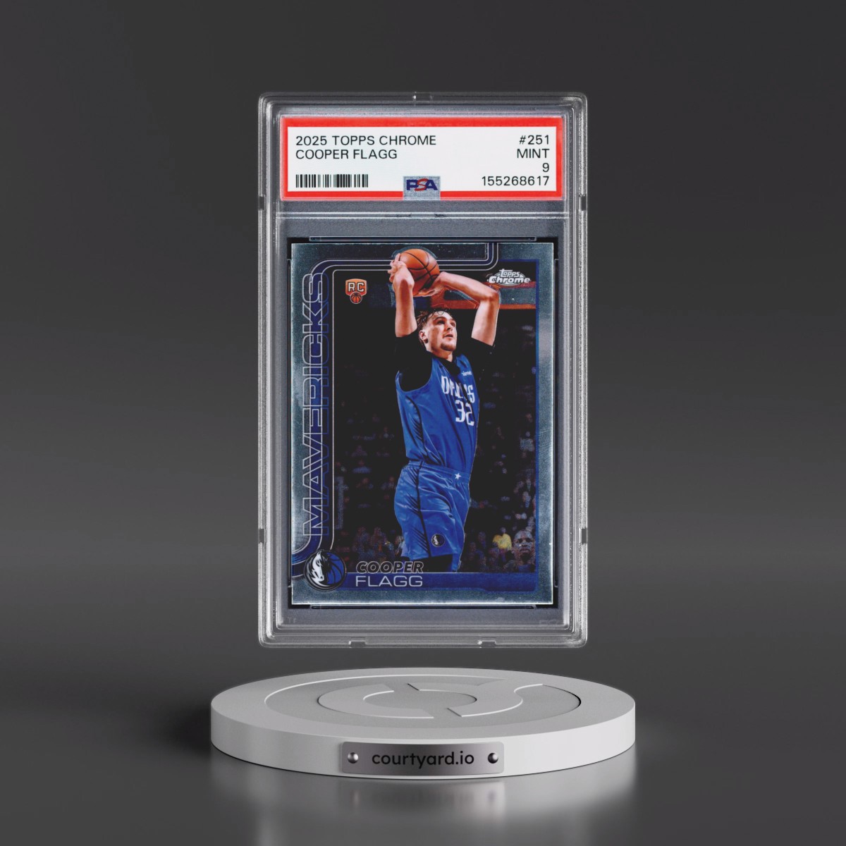 2025 Topps Chrome #251 Cooper Flagg (PSA 9 MINT)