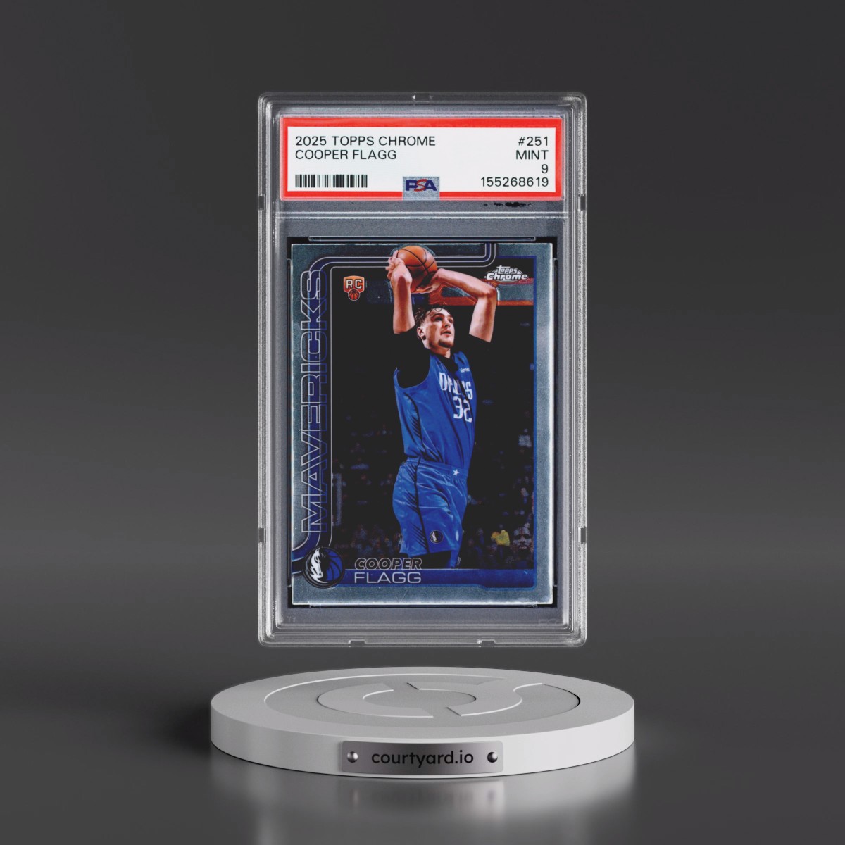 2025 Topps Chrome #251 Cooper Flagg (PSA 9 MINT)