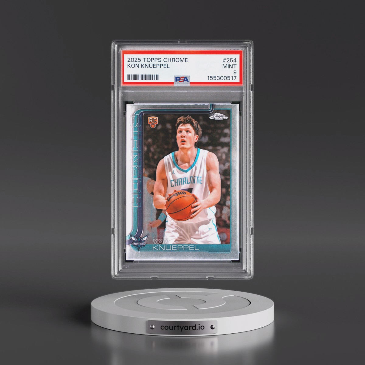 2025 Topps Chrome #254 Kon Knueppel (PSA 9 MINT)